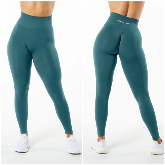 Alphalete Pants & Jumpsuits Alphalete Pier Blue Amplify Leggings
